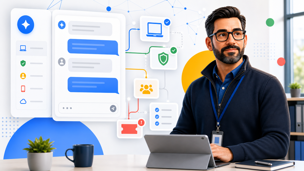 Gemini Chat IT Admin activity preview