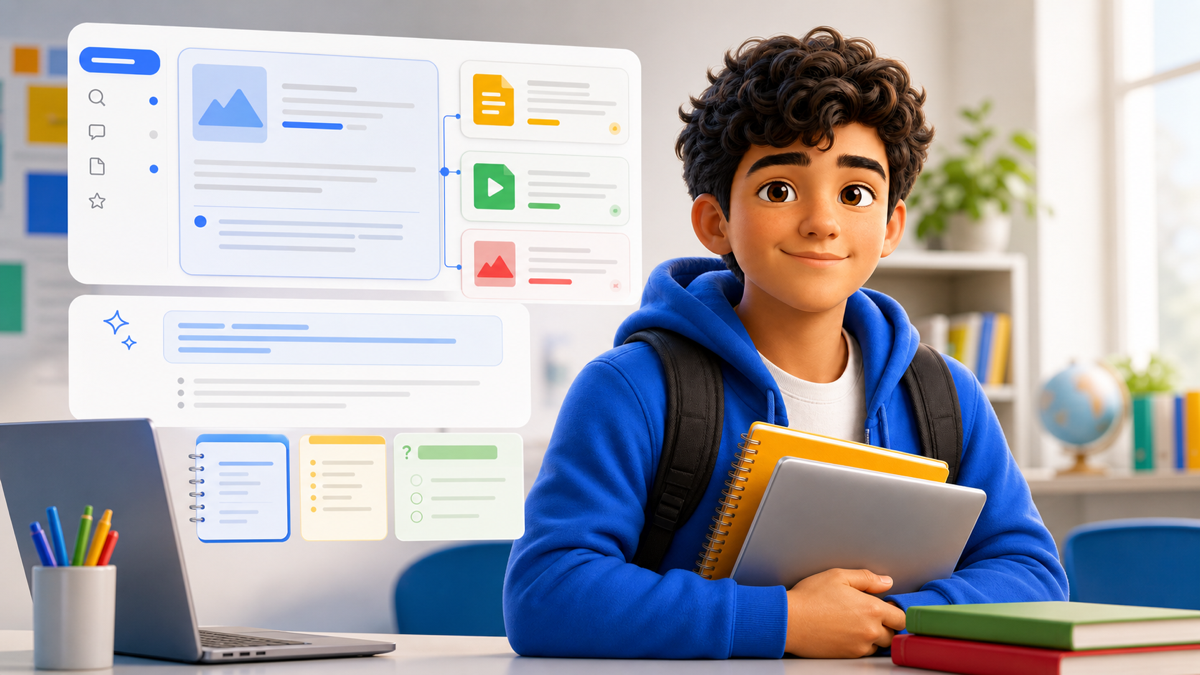 NotebookLM Student activity preview
